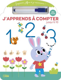 J'apprends, j'efface et je recommence ! : j'apprends à compter jusqu'à 10