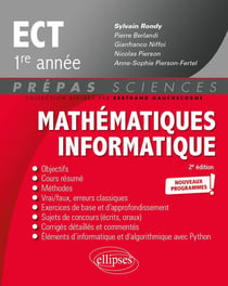Mathematiques - ECT 1re année - nouveaux programmes