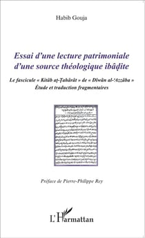 Essai d'une lecture patrimoniale d'une source théologique ibâdite - le fascicule "kitab at taharat" de "dîwân al-Azzâba", étude et traduction fragmentaires