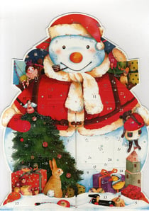 Le bonhomme de Noël - calendrier de l'Avent 3D