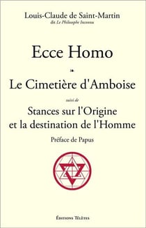 Ecce homo - le cimetière d'amboise - stances sur l'origine et la destination de l'homme