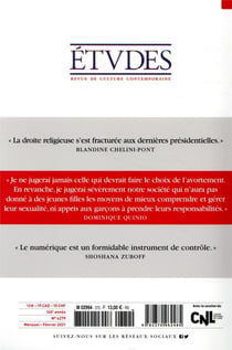 Études n.4279 : février 2021
