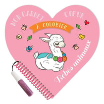 Mon carnet c ur a colorier bebes animaux