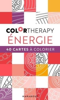Color therapy - énergie - 40 cartes à colorier