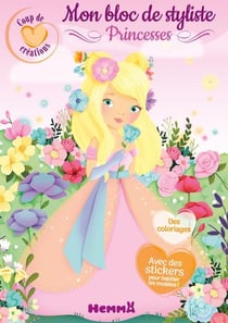Coup de coeur créations : mon bloc de styliste : princesses - avec des stickers pour habiller les modèles