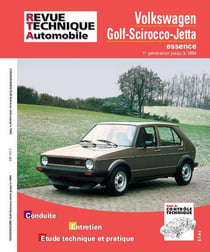 Volkswagen golf-scirocco-jetta - essence, 1re generation jusqu'a 1984
