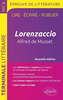 Lorenzaccio de Musset - lire, écrire, publier - terminale littéraire BAC L - épreuve de litterature