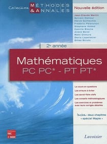 Mathématiques - PC, PC* - PT, PT* - 2ème année