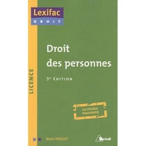 Droit des personnes (3e édition)