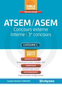 ATSEM / ASEM - concours externe, interne, 3e concours - catégorie C (concours 2017)