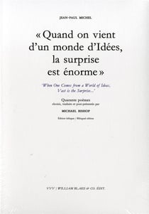 Quand on vient d'un monde d'idées, la surprise est énorme