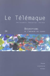 Le Télémaque Tome 24 : descriptions de l'ordinaire des classes