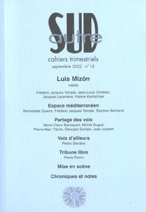 REVUE AUTRE SUD Tome 18 : Louis Mizon