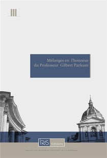 Melanges en l'honneur du professeur gilbert parleani