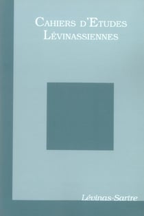 Cahiers d'etudes levinassiennes n 5 - vol05 - levinas-sartre
