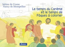 Le temps du carême et le temps de pâques à colorier