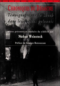 Chroniques d'un désastre - temoignages sur la Shoa dans les ghetto polonais
