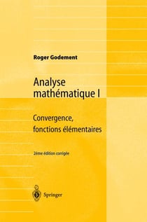 Analyse mathématique t.1 (2e édition)
