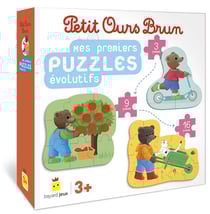 Petit ours brun - mes premiers puzzles évolutifs