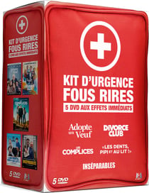 Kit d'urgence fous rires - Coffret 5 DVD aux effets immédiats