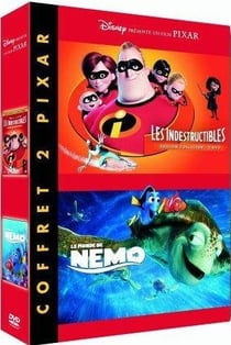 COFFRET PIXAR 2 FILMS : LES INDESTRUCTIB LES LE MONDE DE NEMO