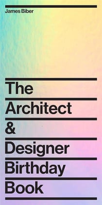 The architect and designer birthday book