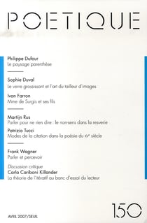 Revue poétique n.150