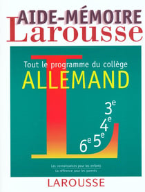 Aide-memoire allemand