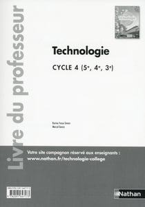 Technologie cycle 4 (5ème/4ème/3ème) - professeur - 2016