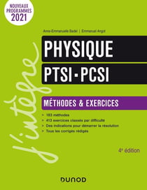 Physique PTSI-PCSI - méthodes et exercices (4e édition)