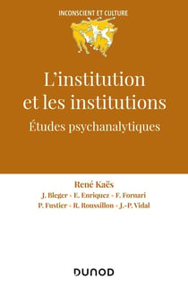 L'institution et les institutions
