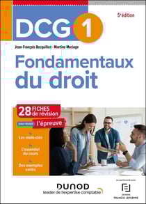 DCG 1 : Fondamentaux du droit - Fiches de révision (6e édition)