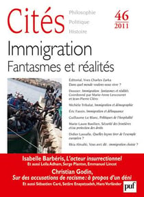 REVUE CITES Tome 46 : immigration : fantasmes et réalités