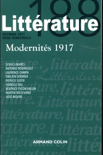 Littérature n° 188 (4/2017) Modernités 1917