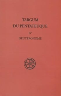 Targum du Pentateuque - tome 4 Deutéronome