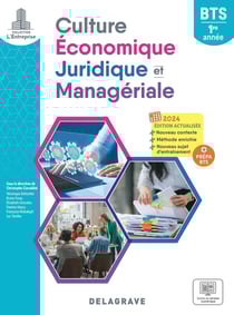 L'entreprise : Culture économique, juridique et managériale (CEJM) : 1re année BTS - Pochette de l'élève