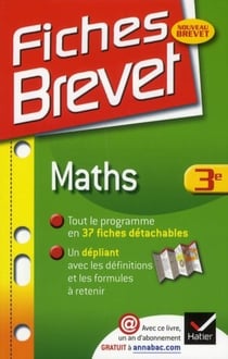 Fiches brevet - mathématiques - 3ème