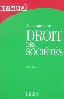 Manuel droit des societes 4 e (4e edition)