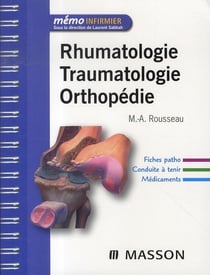 Rhumatologie, traumatologie, orthopédie