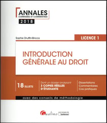Introduction générale au droit - licence 1 (édition 2018)