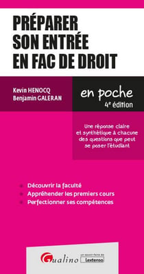 Préparer son entrée en Fac de Droit : une réponse claire et synthétique à chacune des questions que peut se poser l'étudiant