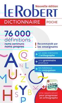 Dictionnaire le Robert de poche