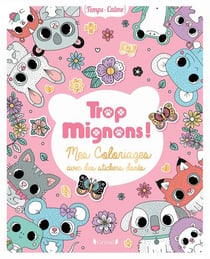 Animaux Mignons à Colorier Sans Déborder dès 18 mois: livre de coloriage  pour enfant