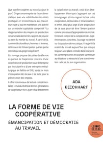 La forme de vie coopérative : démocratie et emancipation au travail