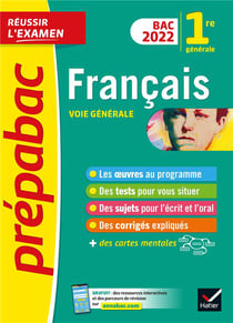 Prépabac réussir l'examen : français - 1re générale (édition 2022)