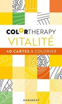 Color therapy - vitalité - 40 cartes à colorier