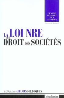 La loi nre et le droit des societes