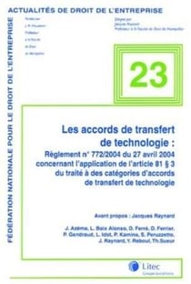 Les accords de transfert de technologie