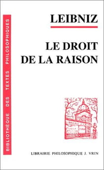 Le droit de la raison