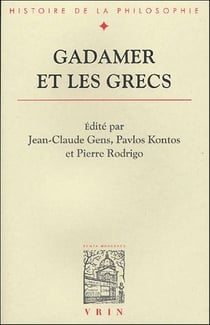 Gadamer et les grecs